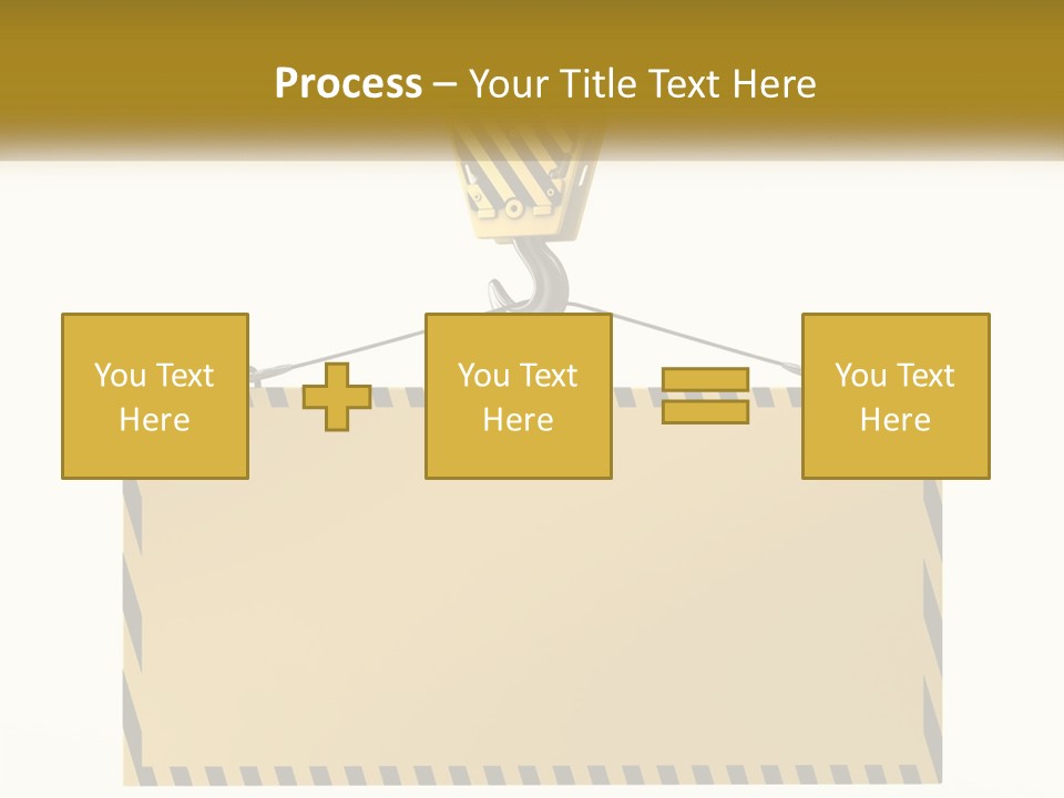 Construction Clear Yellow PowerPoint Template