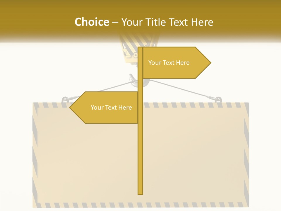 Construction Clear Yellow PowerPoint Template