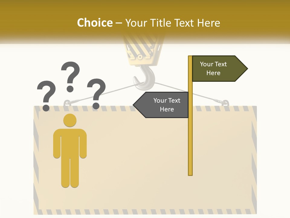Construction Clear Yellow PowerPoint Template