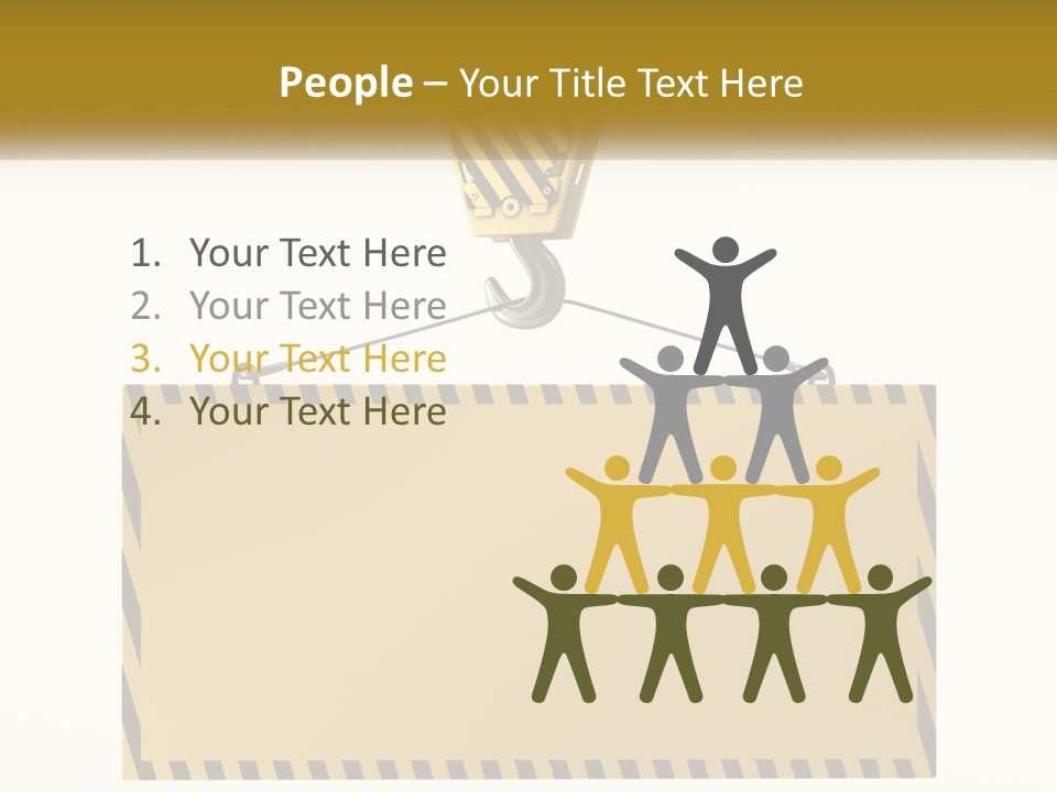 Construction Clear Yellow PowerPoint Template