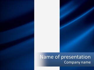 Metallic Reflective Silk PowerPoint Template