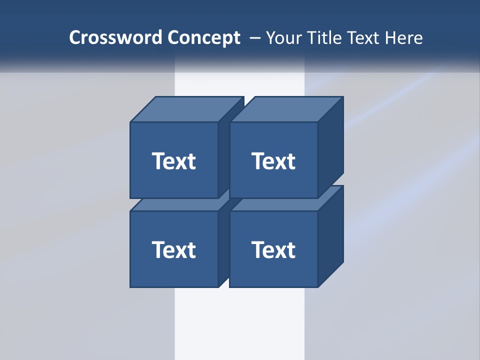 Metallic Reflective Silk PowerPoint Template