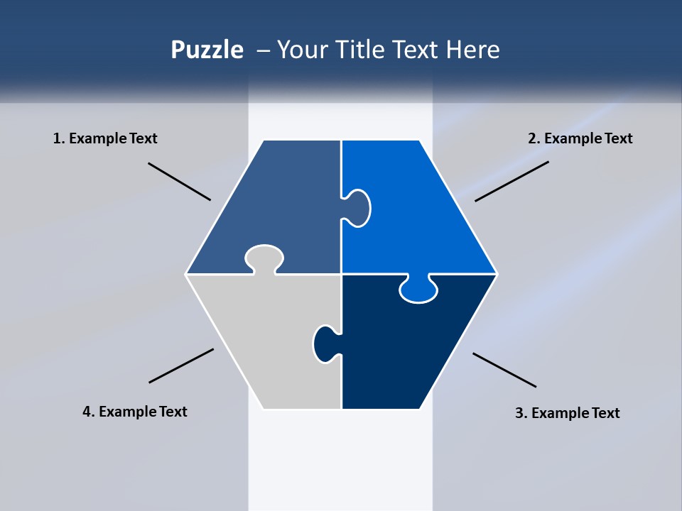 Metallic Reflective Silk PowerPoint Template