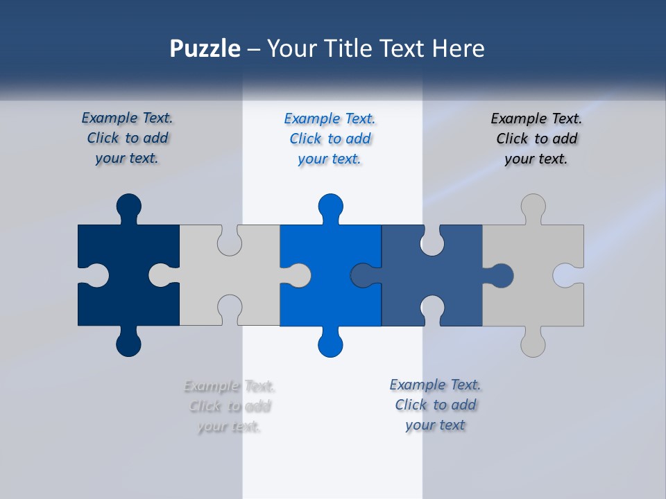 Metallic Reflective Silk PowerPoint Template