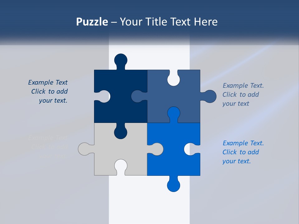 Metallic Reflective Silk PowerPoint Template