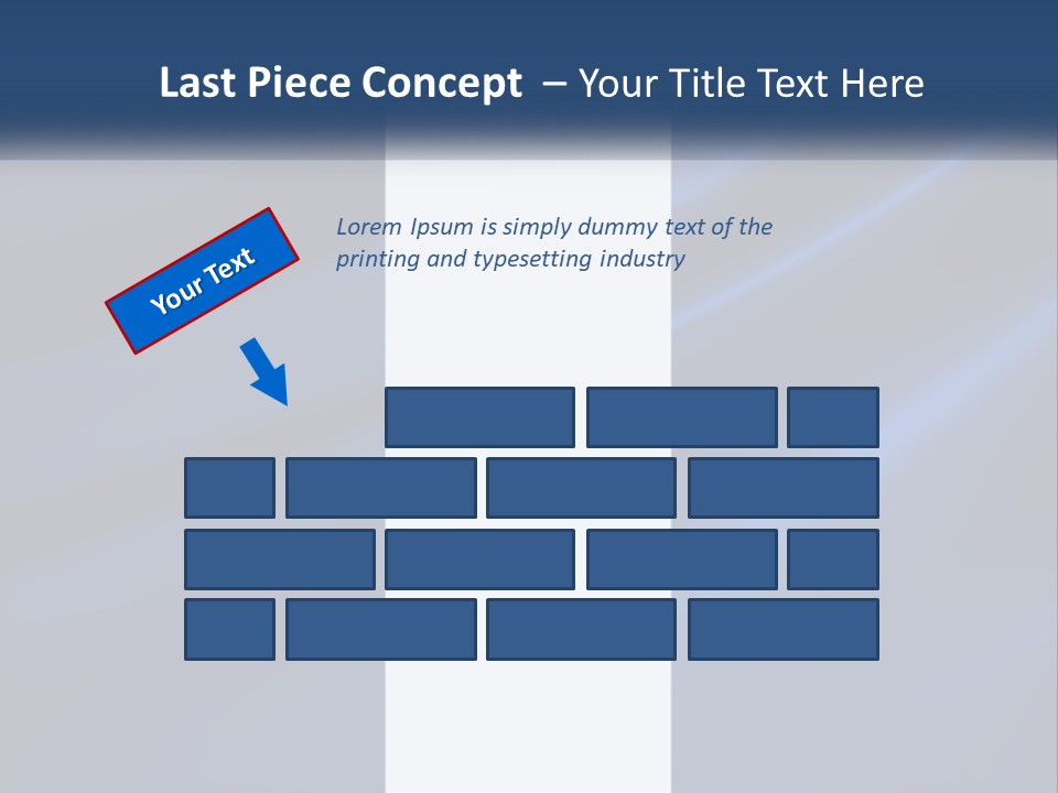 Metallic Reflective Silk PowerPoint Template