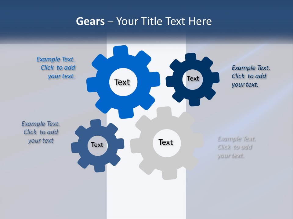 Metallic Reflective Silk PowerPoint Template