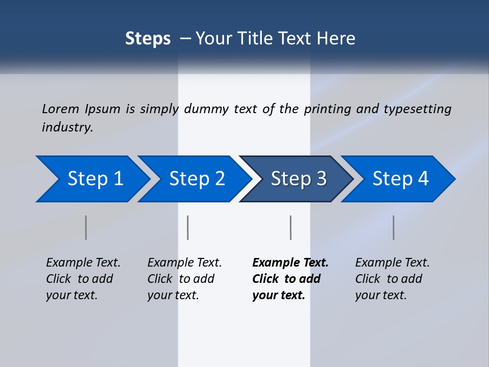 Metallic Reflective Silk PowerPoint Template