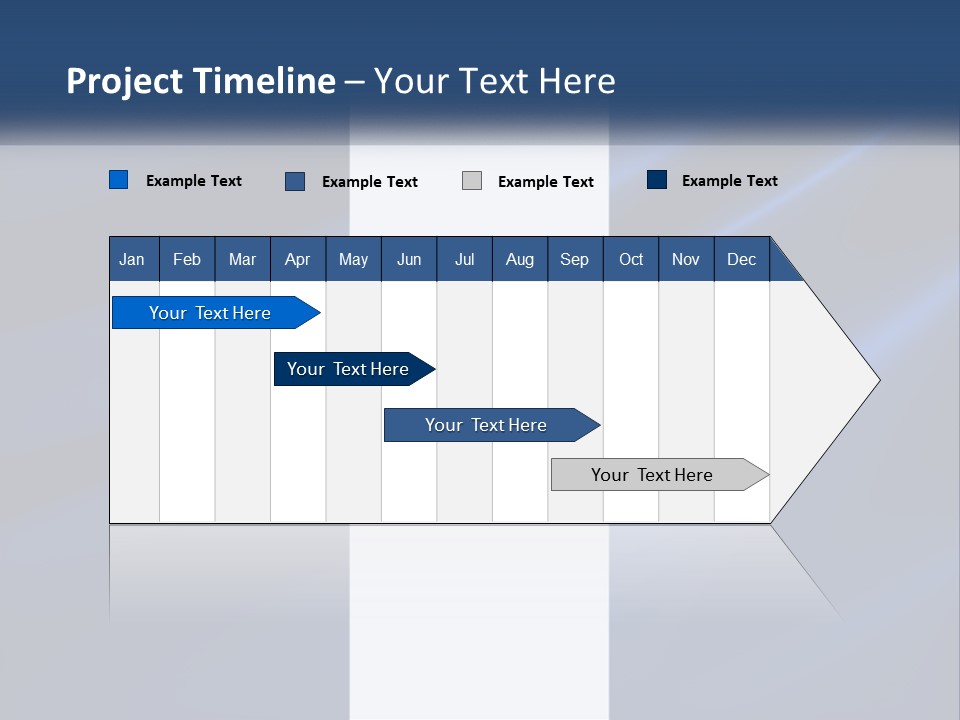 Metallic Reflective Silk PowerPoint Template