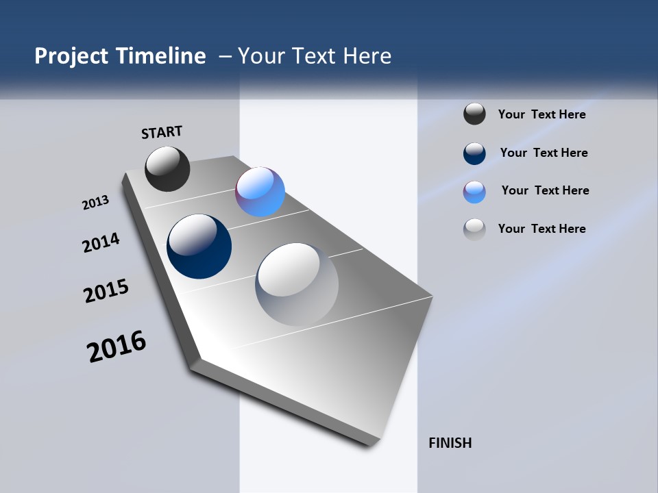 Metallic Reflective Silk PowerPoint Template