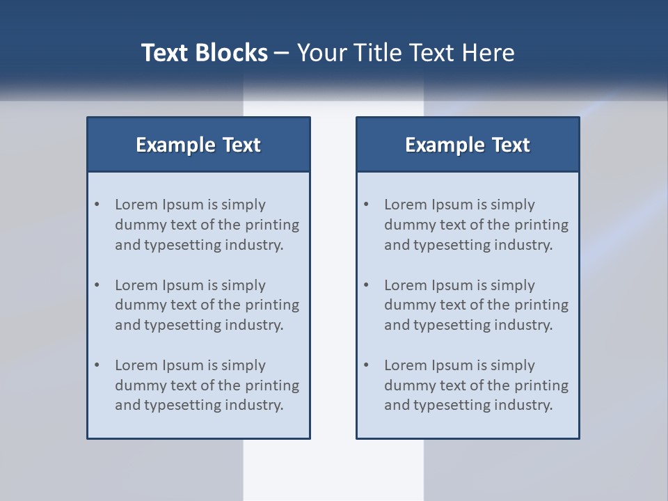 Metallic Reflective Silk PowerPoint Template