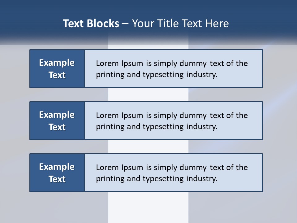 Metallic Reflective Silk PowerPoint Template