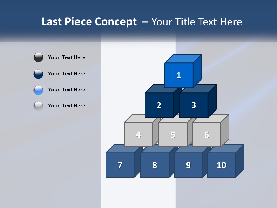 Metallic Reflective Silk PowerPoint Template