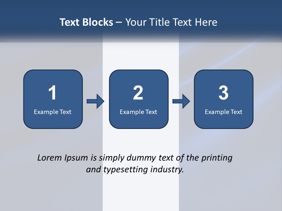 Metallic Reflective Silk PowerPoint Template