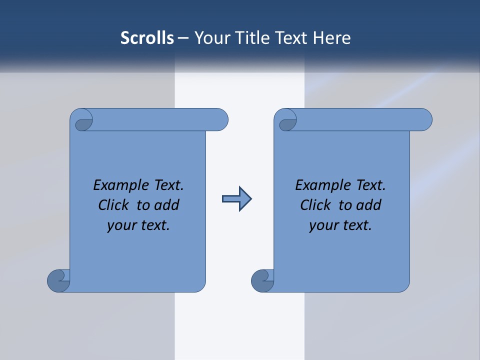 Metallic Reflective Silk PowerPoint Template
