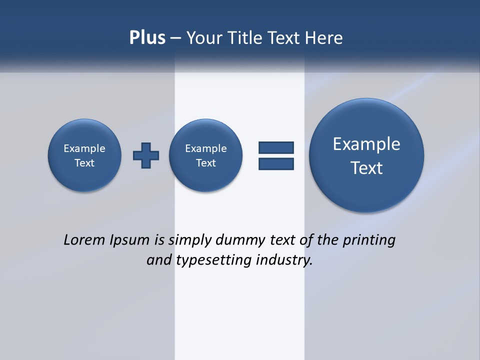Metallic Reflective Silk PowerPoint Template