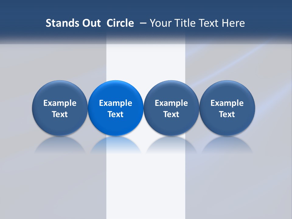 Metallic Reflective Silk PowerPoint Template