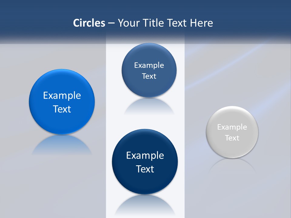 Metallic Reflective Silk PowerPoint Template