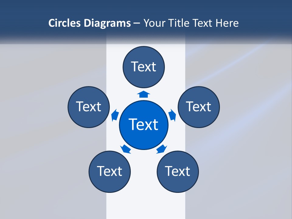 Metallic Reflective Silk PowerPoint Template