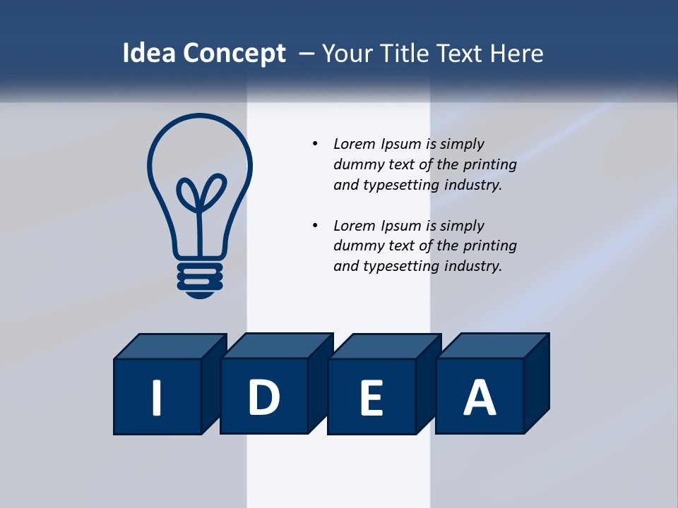 Metallic Reflective Silk PowerPoint Template