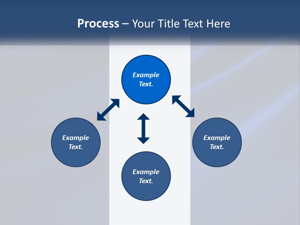 Metallic Reflective Silk PowerPoint Template