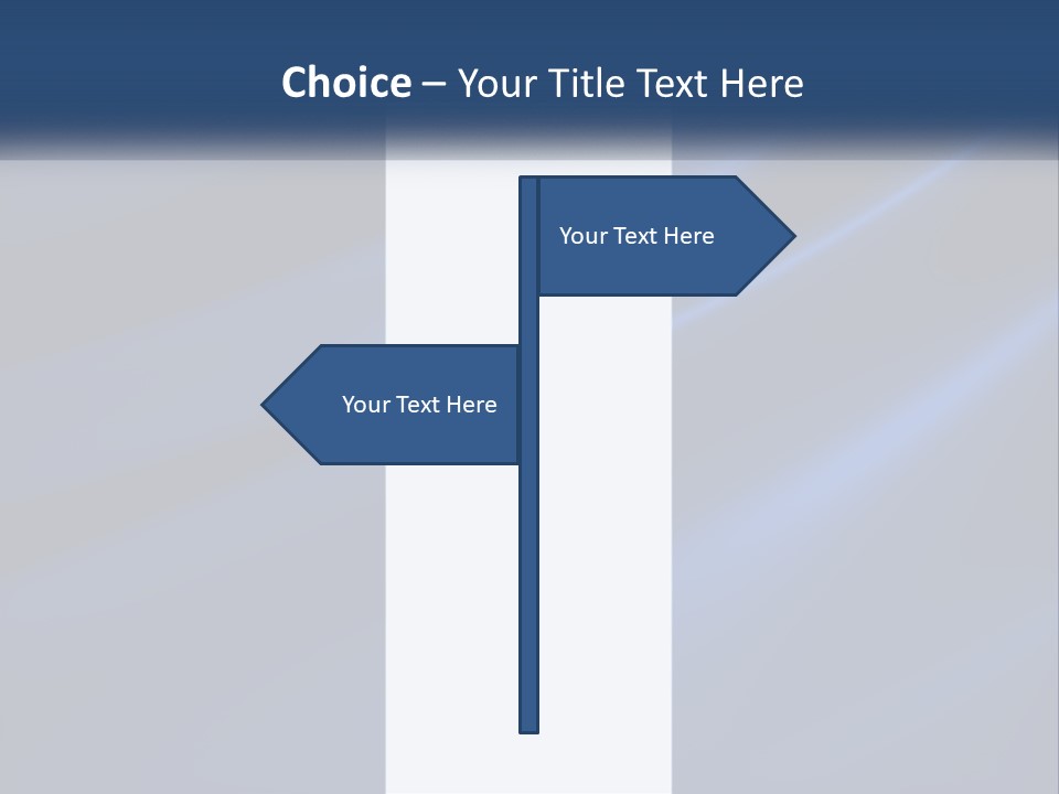 Metallic Reflective Silk PowerPoint Template