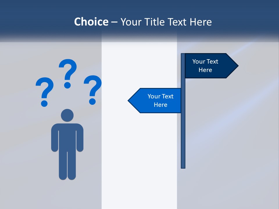 Metallic Reflective Silk PowerPoint Template