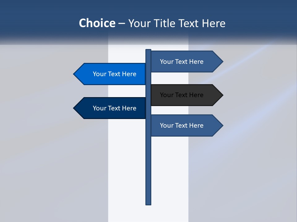 Metallic Reflective Silk PowerPoint Template