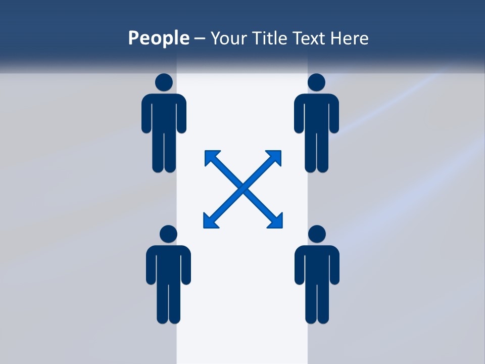 Metallic Reflective Silk PowerPoint Template