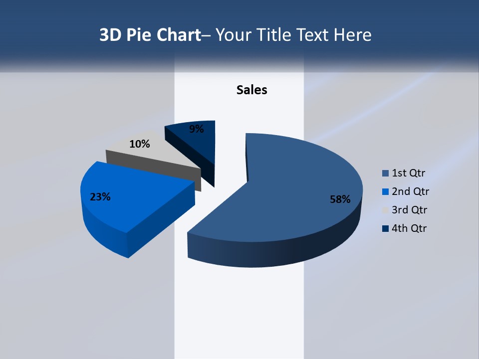 Metallic Reflective Silk PowerPoint Template