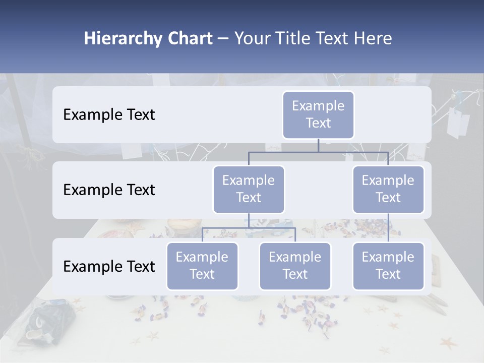 A Table Topped With Lots Of Items On Top Of A White Table PowerPoint Template