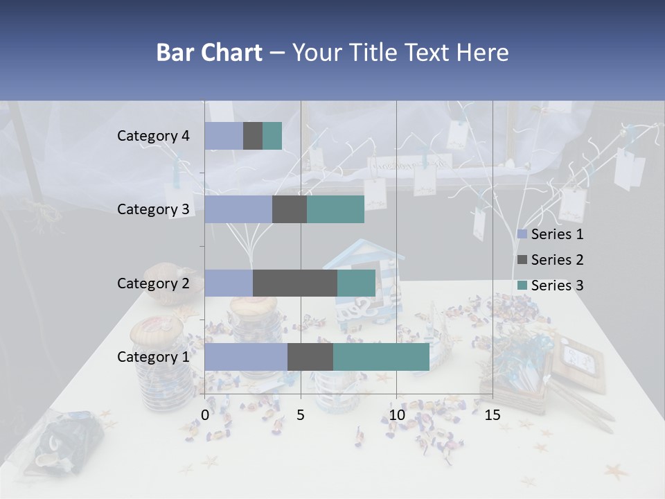 A Table Topped With Lots Of Items On Top Of A White Table PowerPoint Template