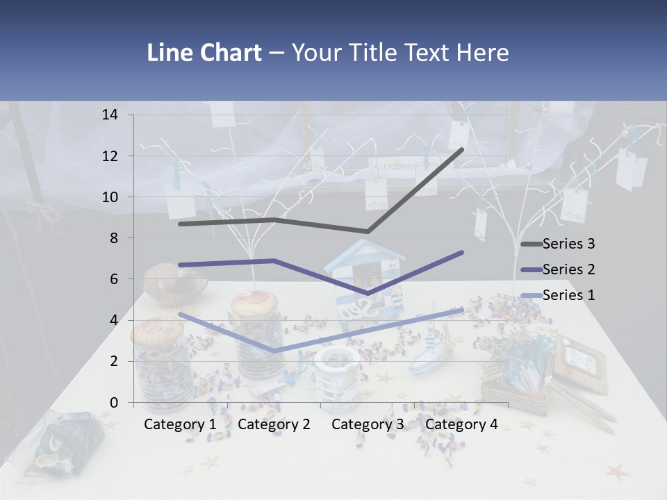 A Table Topped With Lots Of Items On Top Of A White Table PowerPoint Template