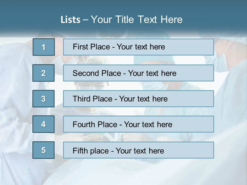 Worker Clinician Uniform PowerPoint Template