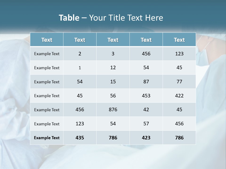Worker Clinician Uniform PowerPoint Template