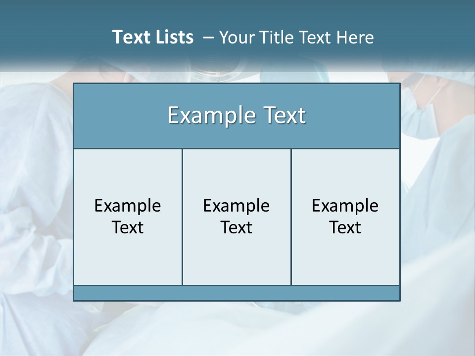 Worker Clinician Uniform PowerPoint Template