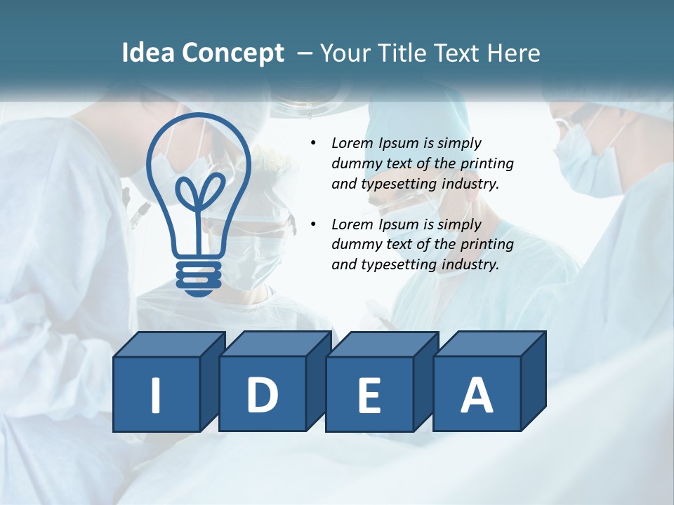 Worker Clinician Uniform PowerPoint Template