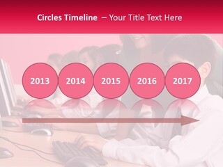 Desk Secondary School Tutorial PowerPoint Template