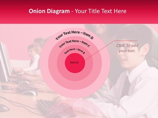 Desk Secondary School Tutorial PowerPoint Template