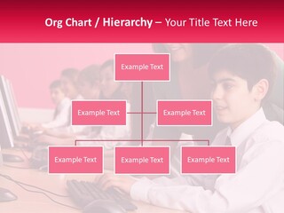 Desk Secondary School Tutorial PowerPoint Template