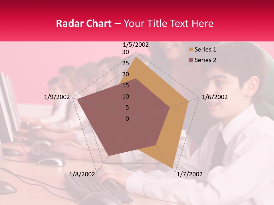 Desk Secondary School Tutorial PowerPoint Template
