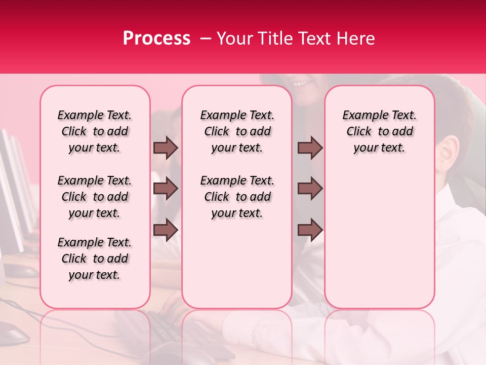 Desk Secondary School Tutorial PowerPoint Template
