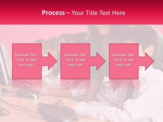 Desk Secondary School Tutorial PowerPoint Template