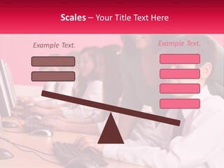 Desk Secondary School Tutorial PowerPoint Template