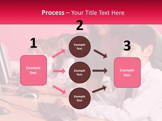 Desk Secondary School Tutorial PowerPoint Template