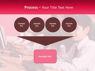 Desk Secondary School Tutorial PowerPoint Template