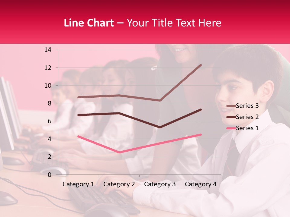Desk Secondary School Tutorial PowerPoint Template