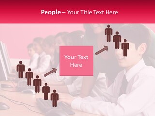 Desk Secondary School Tutorial PowerPoint Template