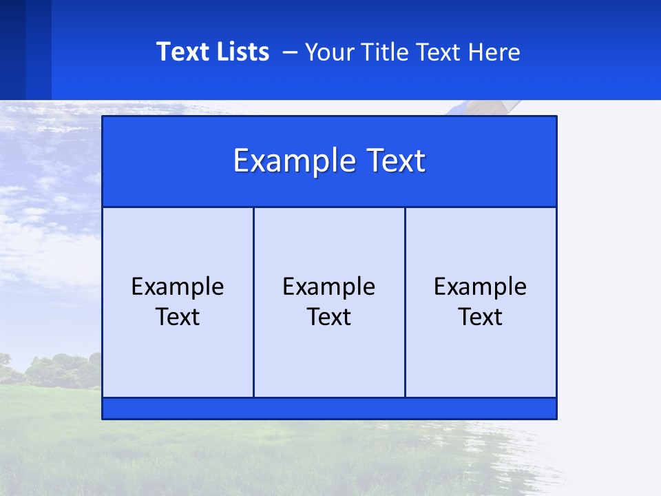 Sun Drawing Trees PowerPoint Template