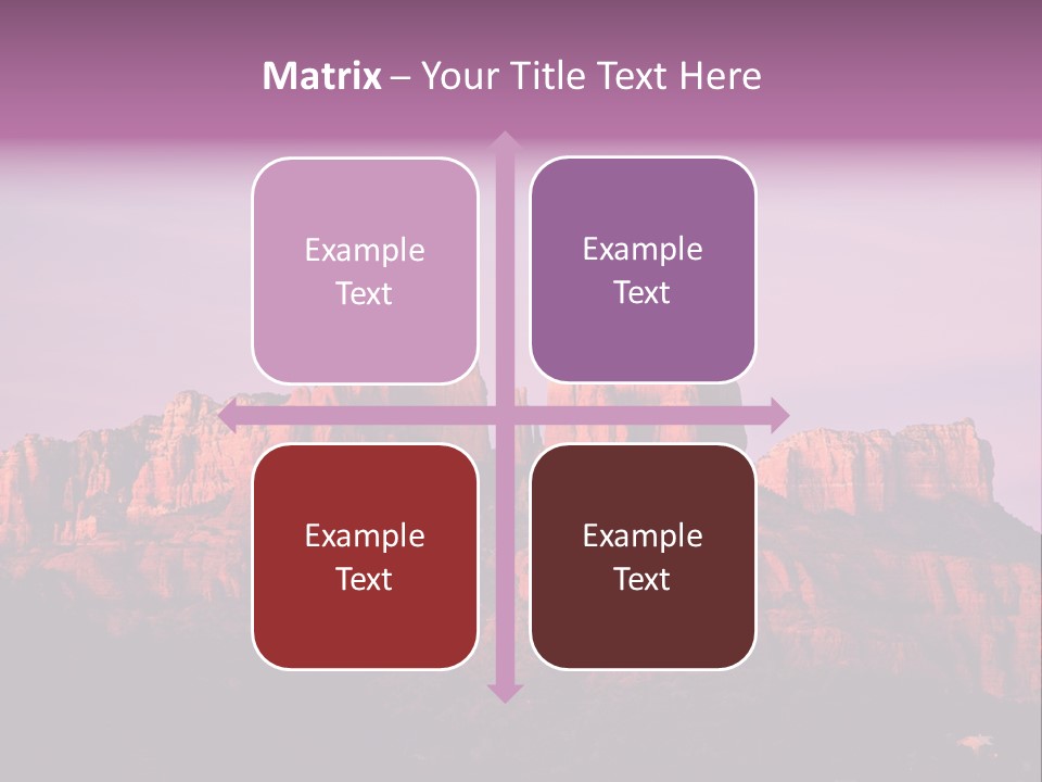 Landscape National Canyon PowerPoint Template